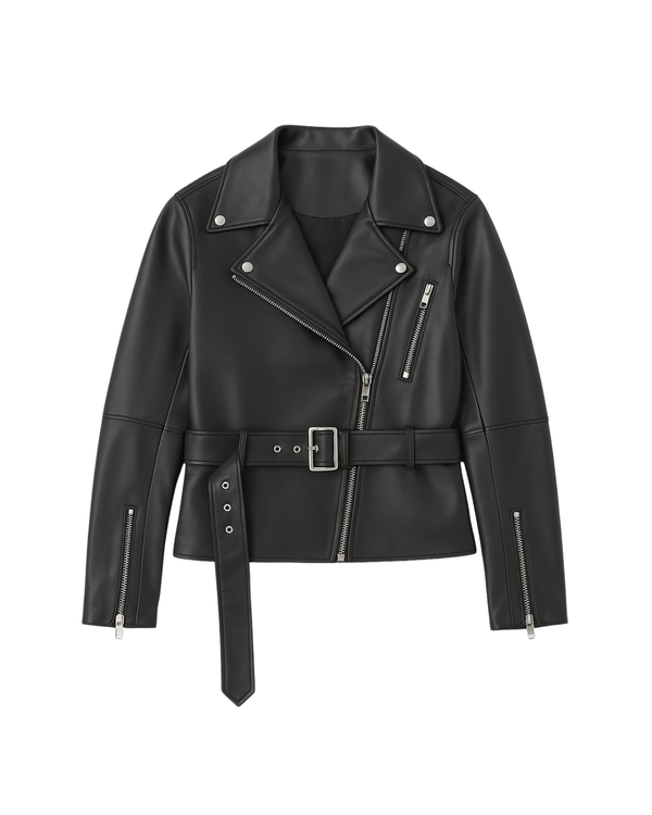 SELINA SHADOW MOTO JACKET – Gothic Glamour Meets Street Armor
