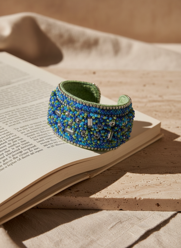 Azure Bloom Cuff