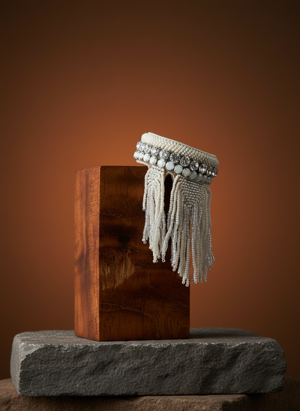 Snowfringe Cuff