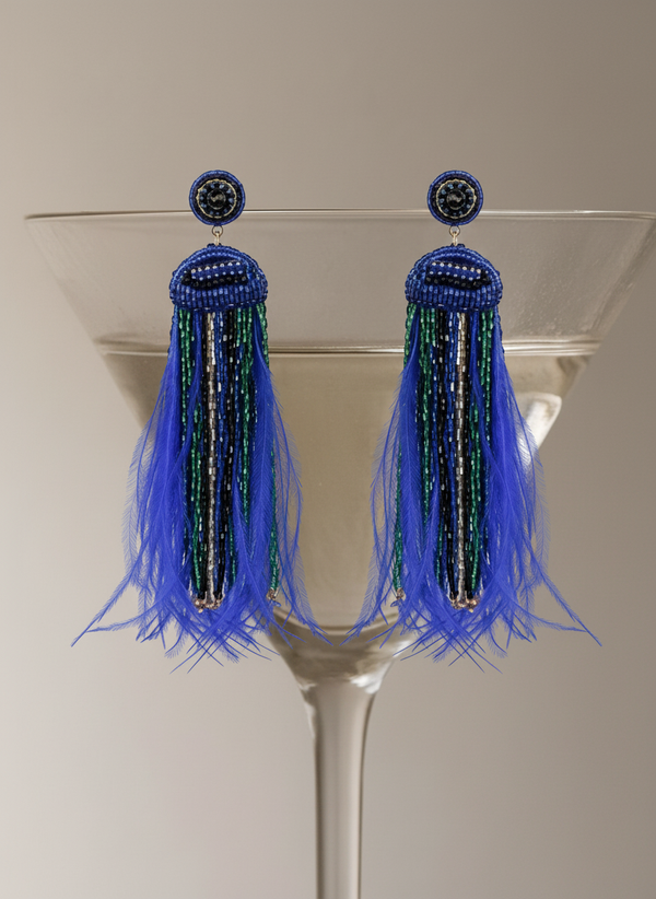Midnight Plumage Earrings