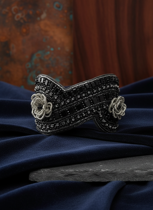 Black Marble Cuff