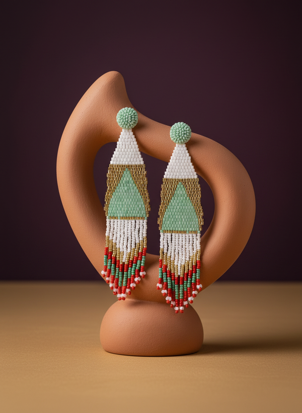 Mint Blossom Earrings