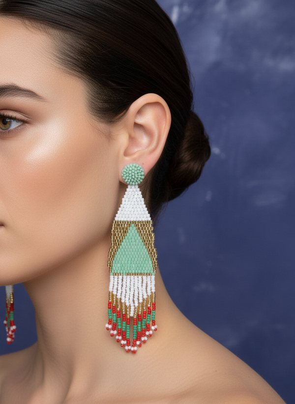 Mint Blossom Earrings