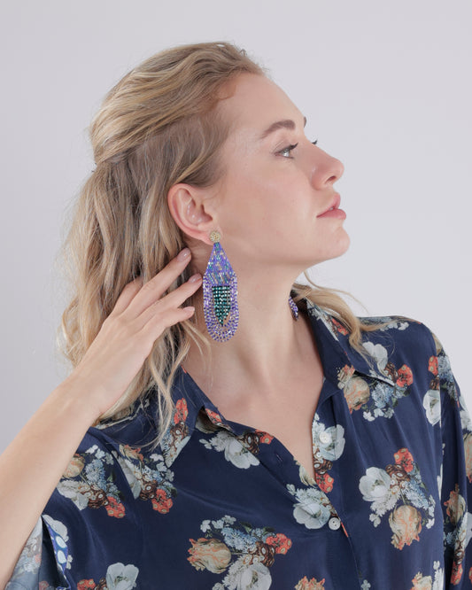 Lavender Glow Earrings