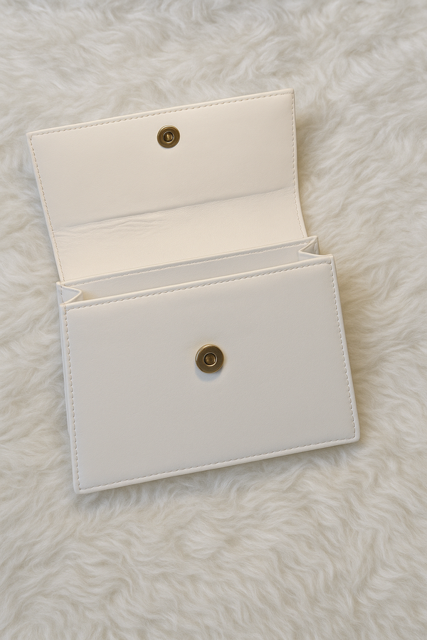 Fish Leather Emma Purse Black/Maroon/White bag