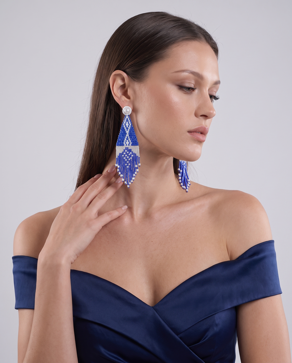 Azure Radiance Earrings