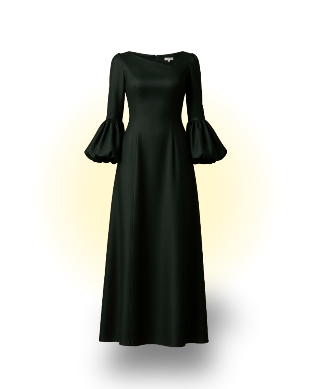 Long Balloon sleeve Dress