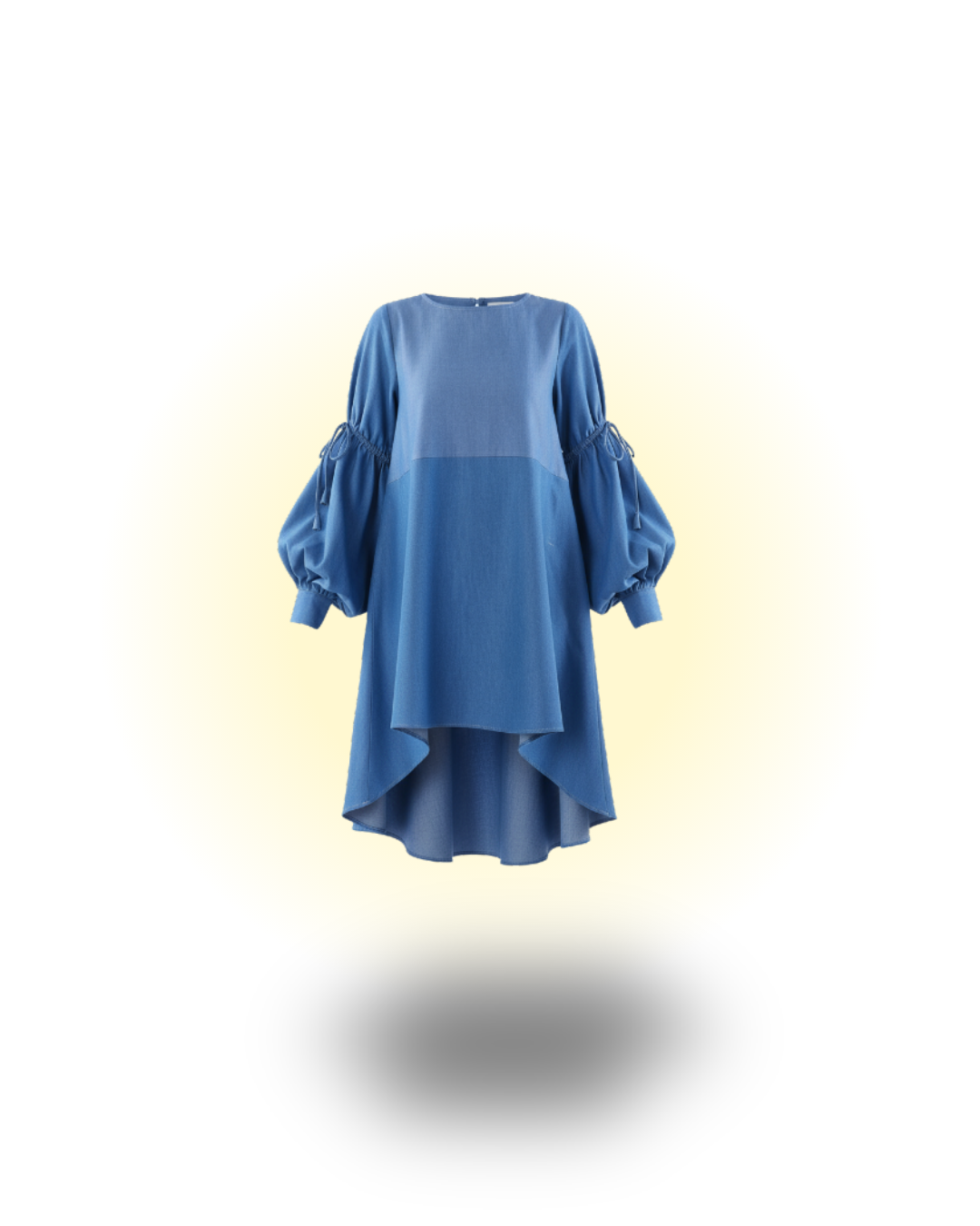 Color Block Denim Dress