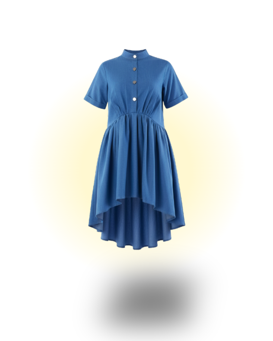 Denim High-Low Dress