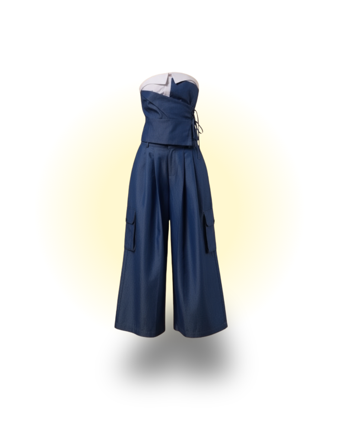 Denim Wide Co-ord Set