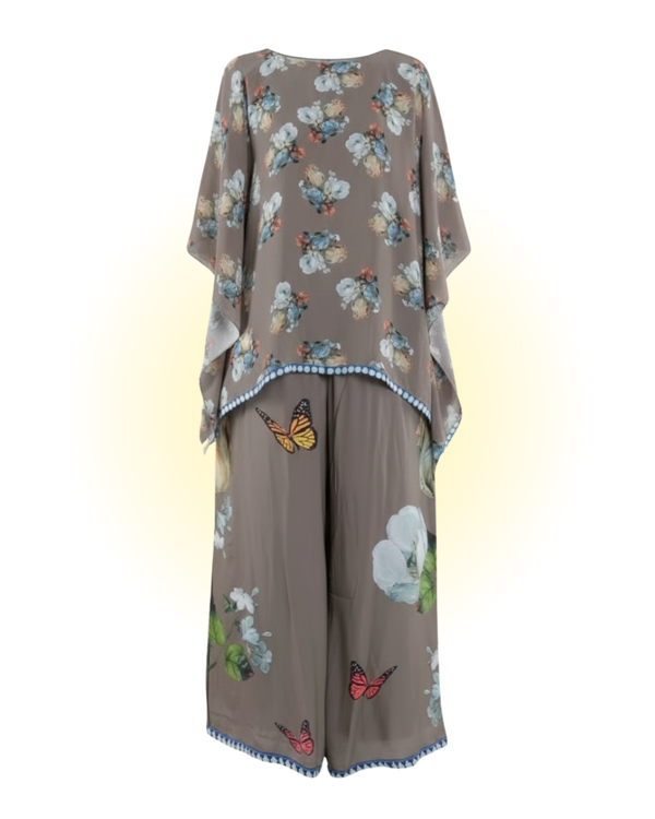 Floral Printed Handkerchief Co-ord Set