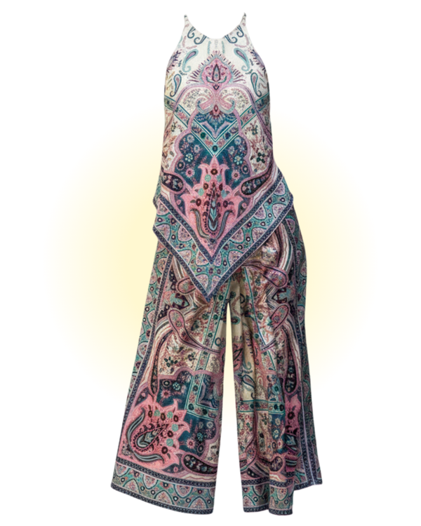 Paisley Halter Co-ord Set