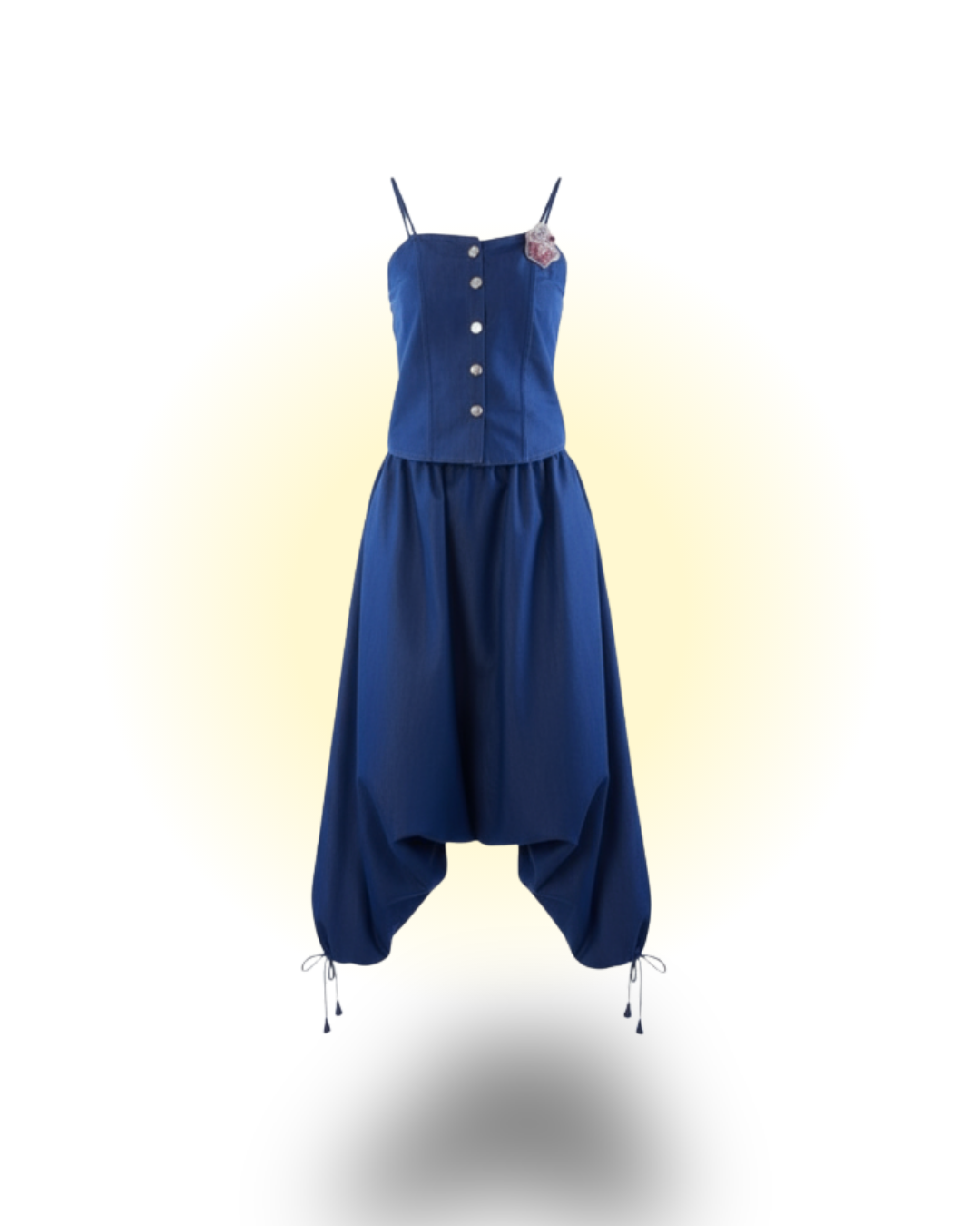 Korean Style Denim Co-ord Set