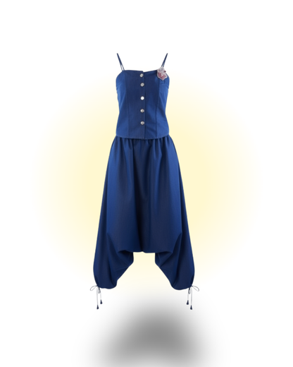 Korean Style Denim Co-ord Set